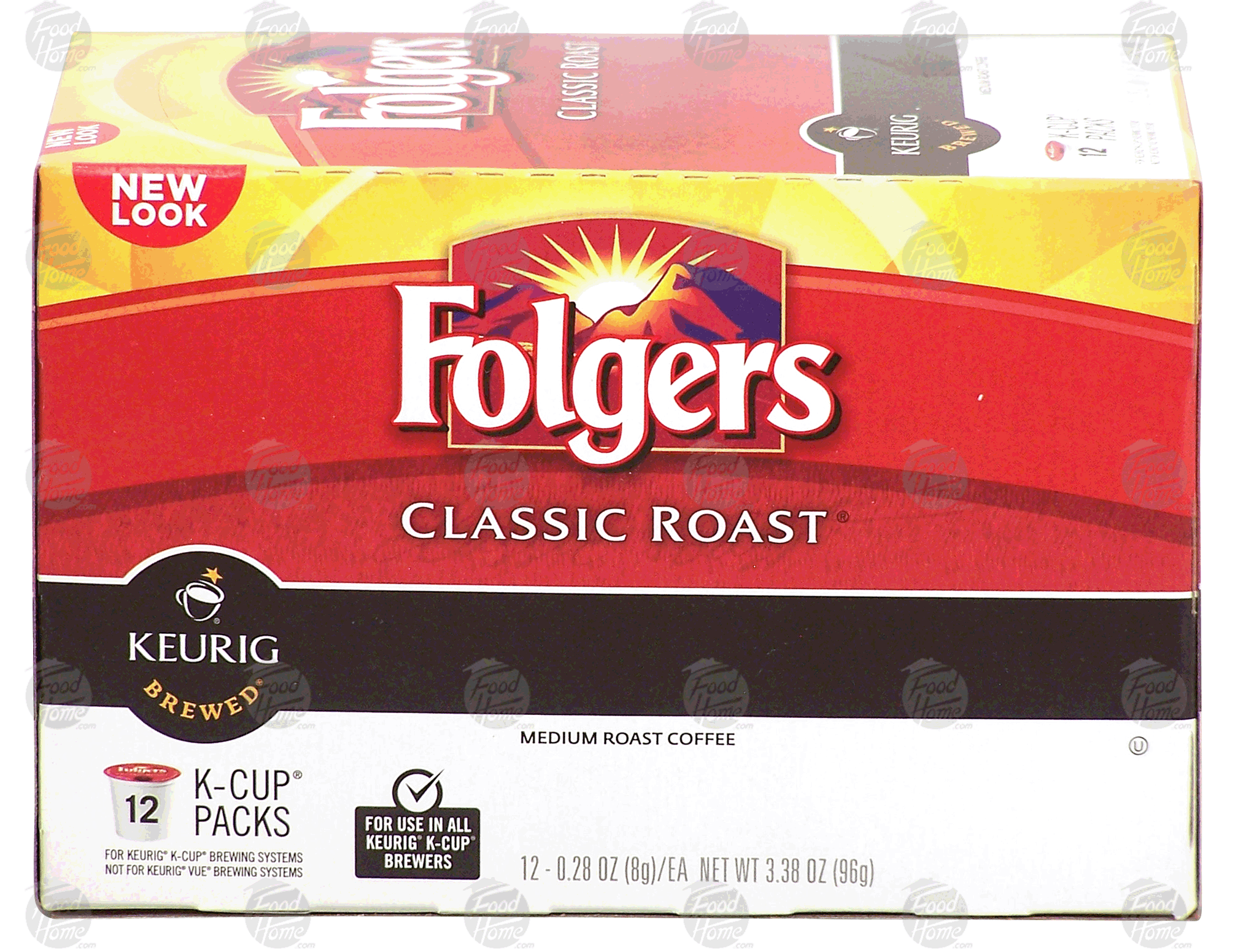 Keurig Folgers classic roast; medium roast coffee, 12 k-cups Full-Size Picture